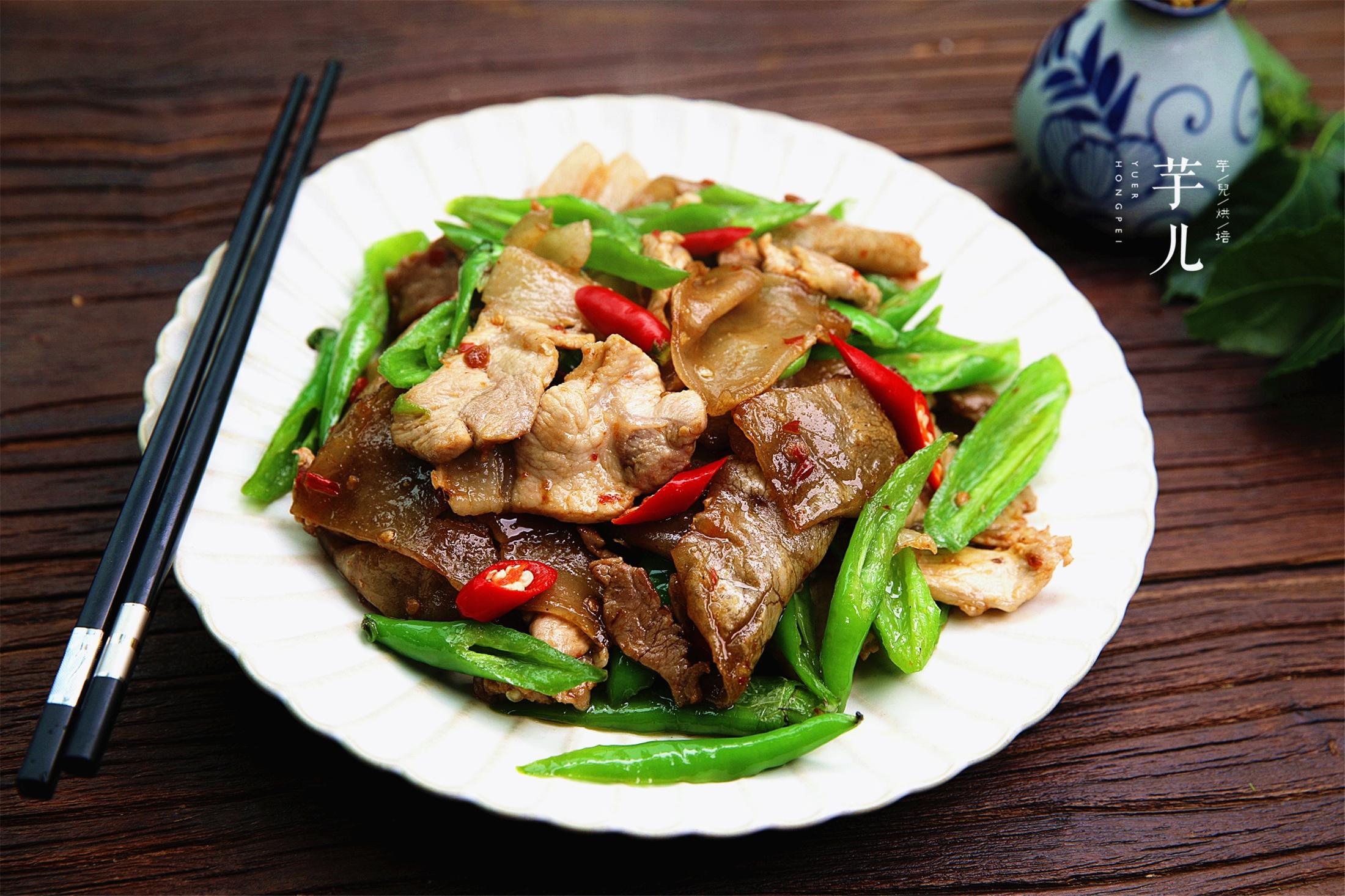 原创做盐煎肉加它炒,上桌被疯抢,q弹软绵,好吃特下饭,比肉还香