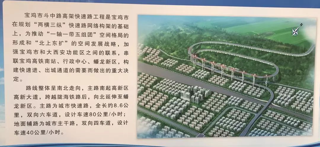 蟠高快线开工!贯通三个区,一路看尽全市美景_宝鸡