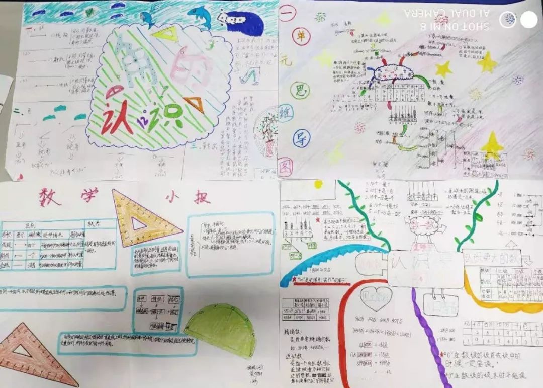 幸福课堂头脑风暴充满创意的数学小报