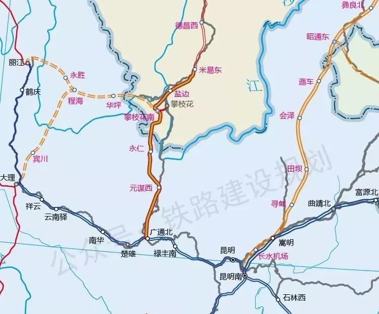 成昆高铁线路图图片