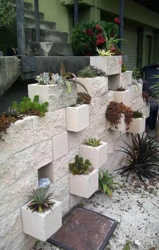砖砌花圃效果图图片