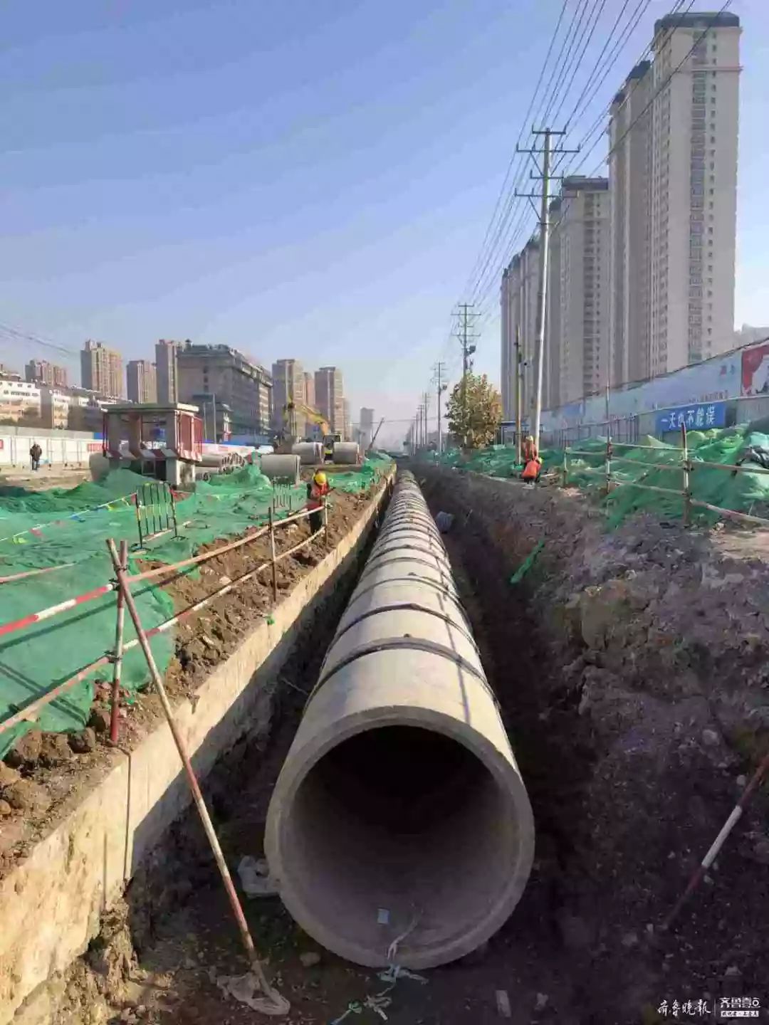车站西路升级改造又快一步 管廊主体施工已完成占比85%