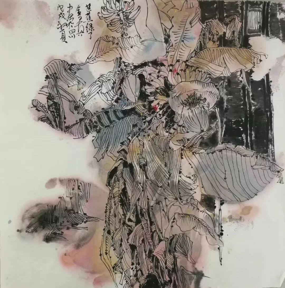 尹莉莉的国画探索入选十三届全国美术作品展