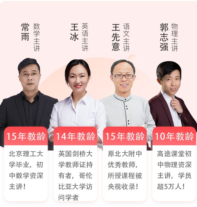 为此,我和刘梦亚,王冰张馨月等全国一线名师,耗时1年,合力研发出了一