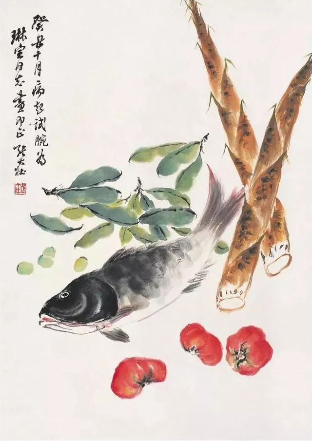 人淡如菊张大壮他以没骨法画虾自创一格