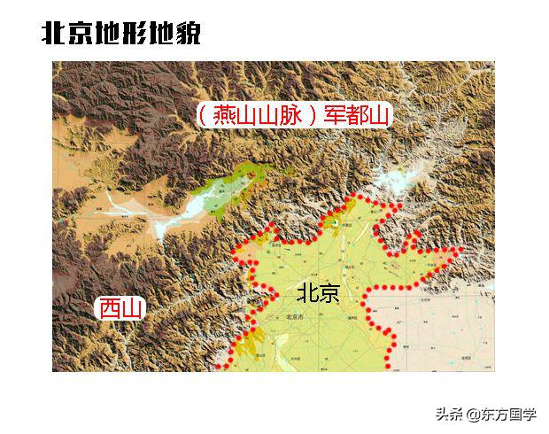 北京主要山脉地形图图片