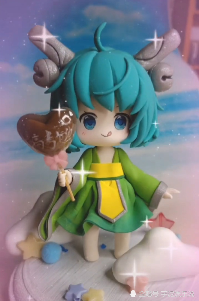 民间高手用黏土捏蔡文姬开始别毁我小奶妈成品想把你抱回家