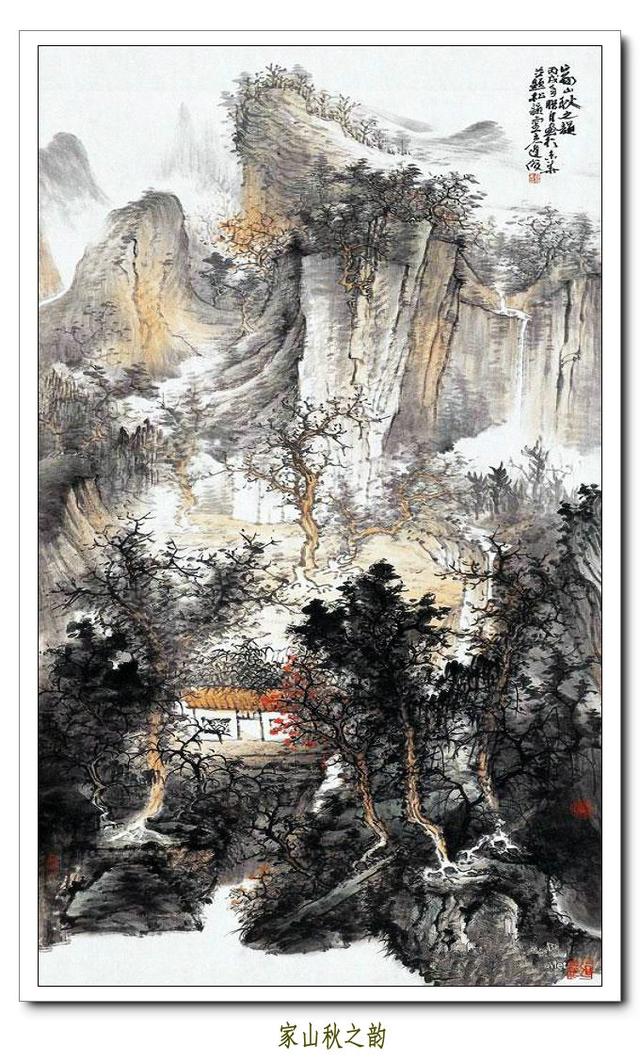 梦回家山周逢俊水墨山水画