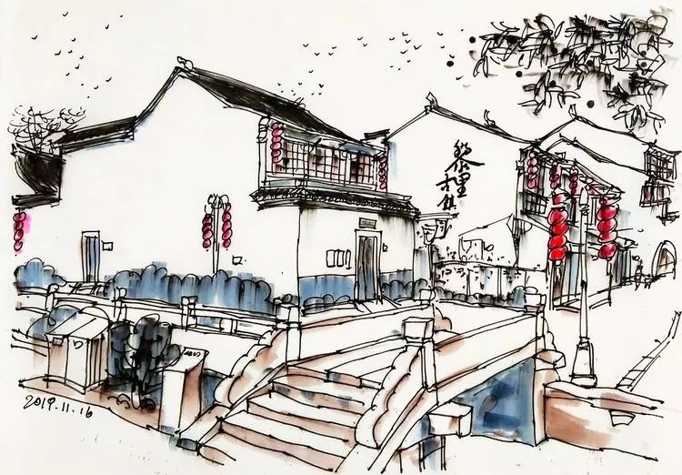 那画中的黎里_古镇