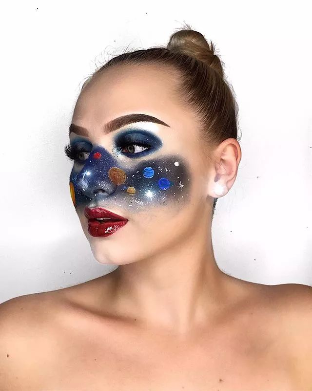 收藏德国美妆博主cocoolent的创意妆容