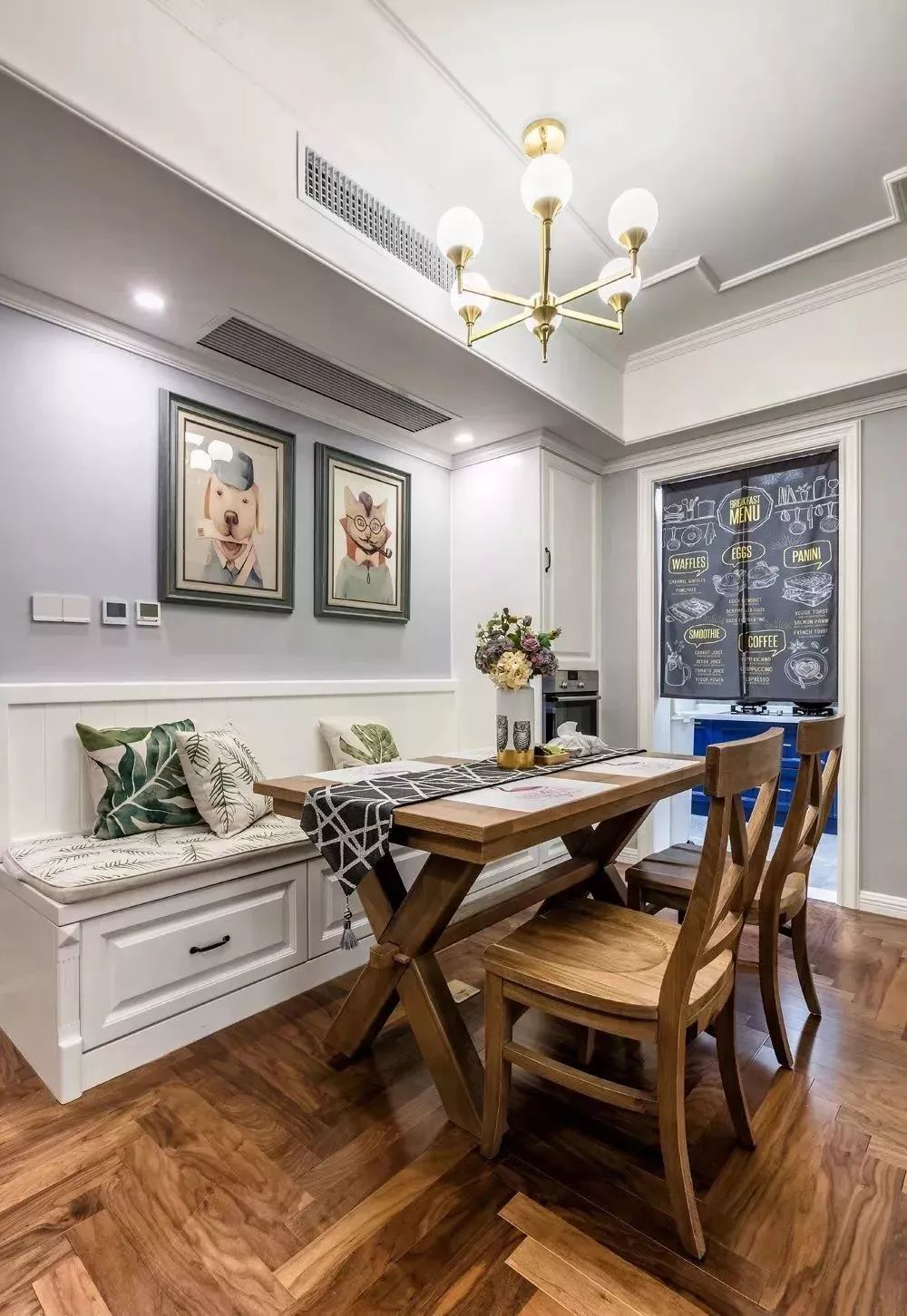 餐厅卡座设计样式美观实用兼具