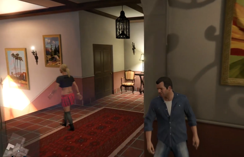 gta5最美npc是崔西结局后洛圣都某男子竟尾随他的女儿