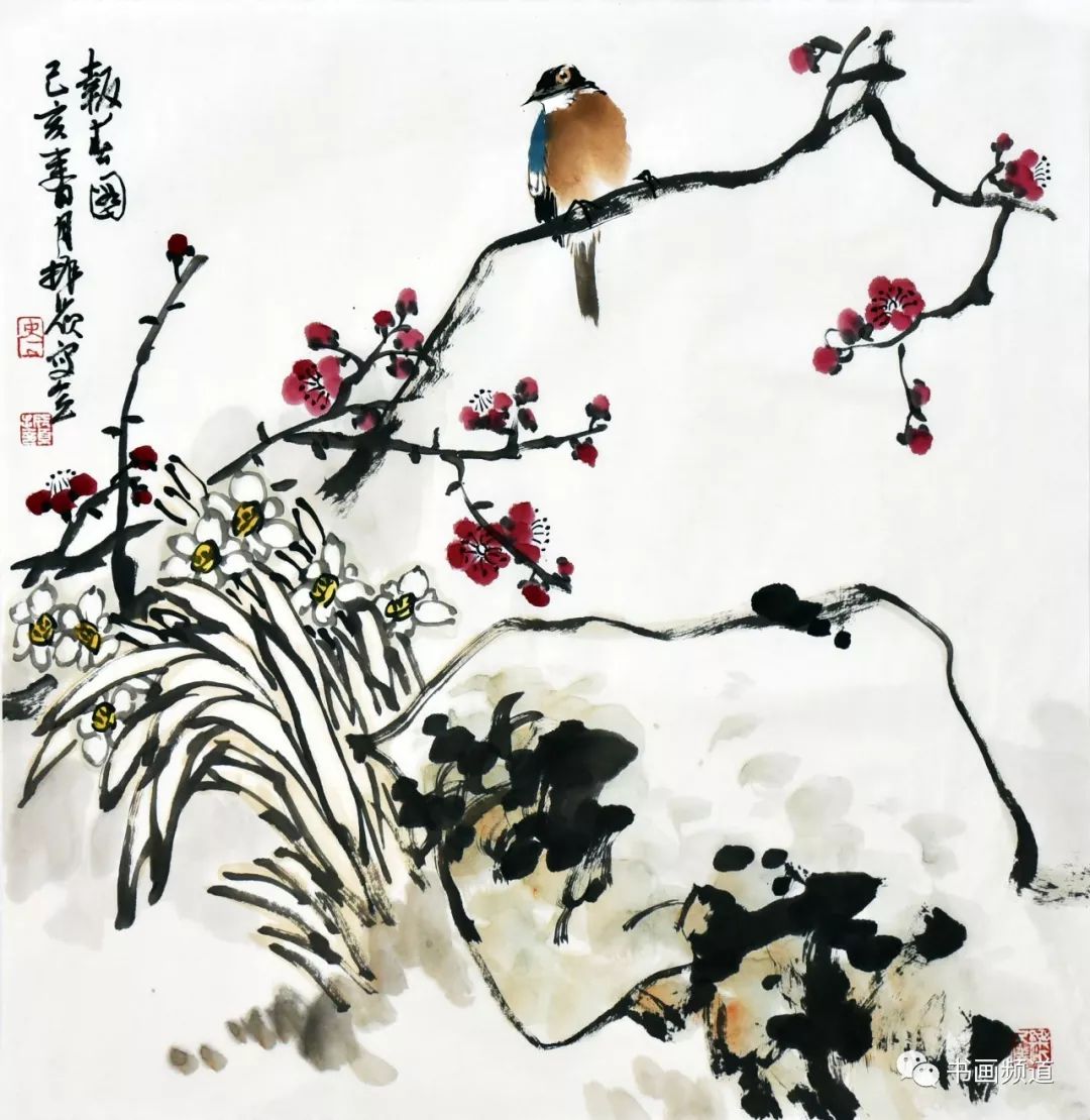 飞入寻常百姓家杨杰史振岭书画作品惠民展售