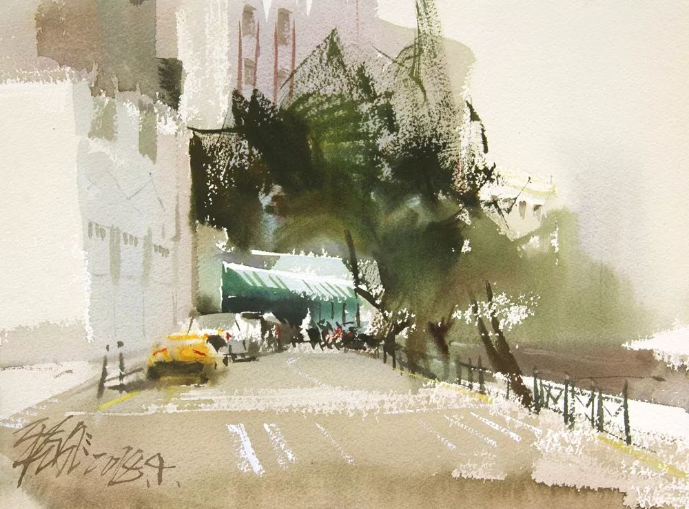 李光安《马勒别墅》李利民《海上漫步-老街》马百齐《青岛奥帆中心》