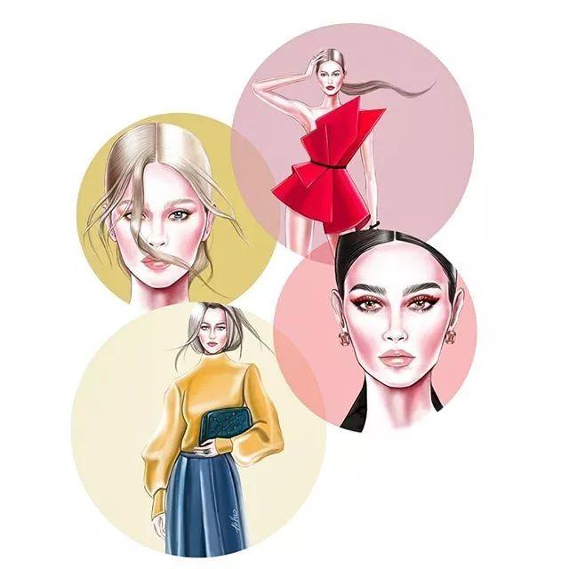 看完美女插画师的画,感觉自己就是气场两米八的公主本人啦