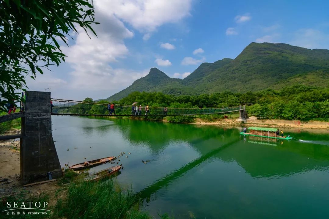 沙坑村七拱河堤→水鴨塘村→水鴨塘村橋→大坪墩→湟川村委→缸瓦廠