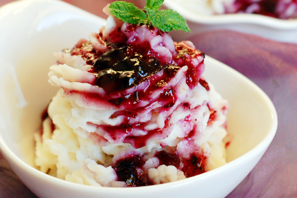 Blueberry Yam Puree