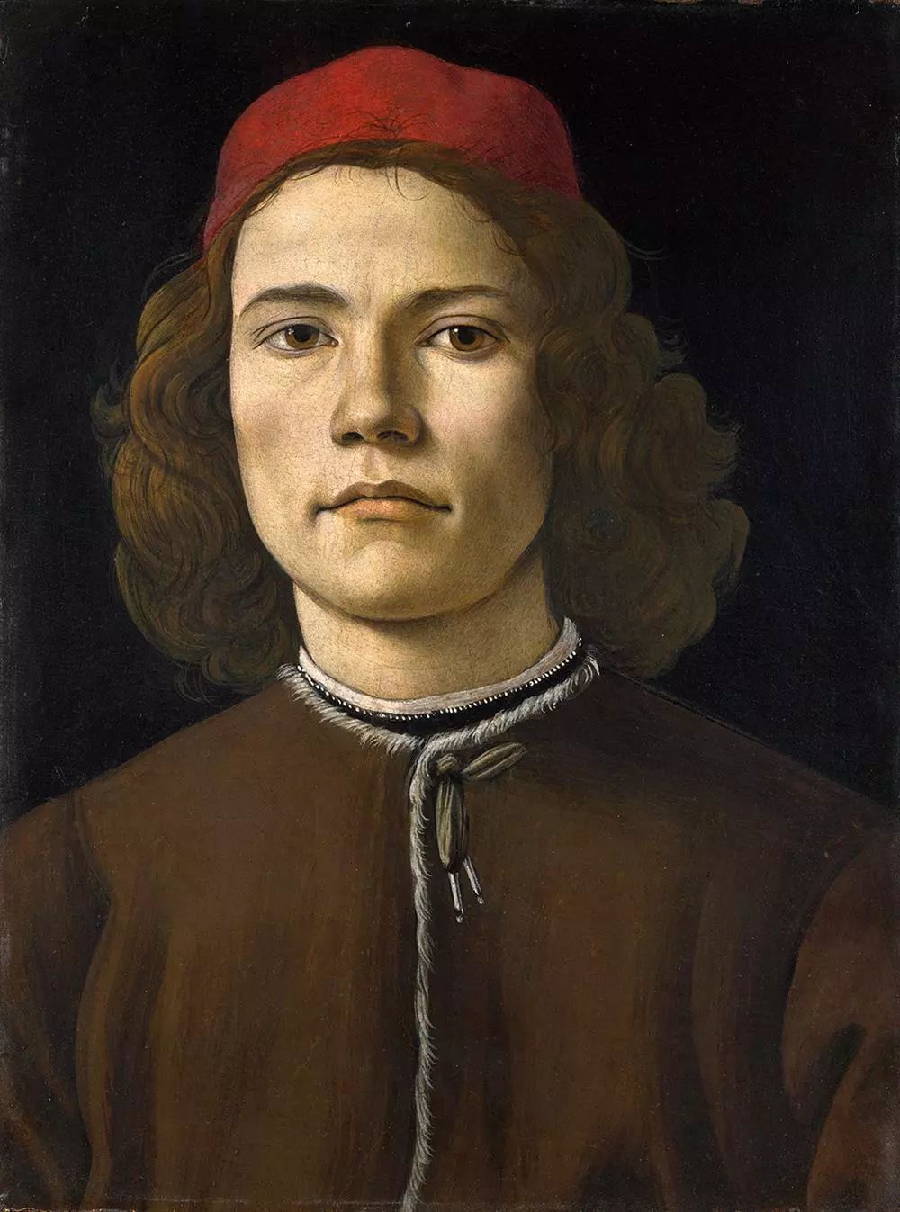 《年轻男子肖像》,sandro botticelli,1483年