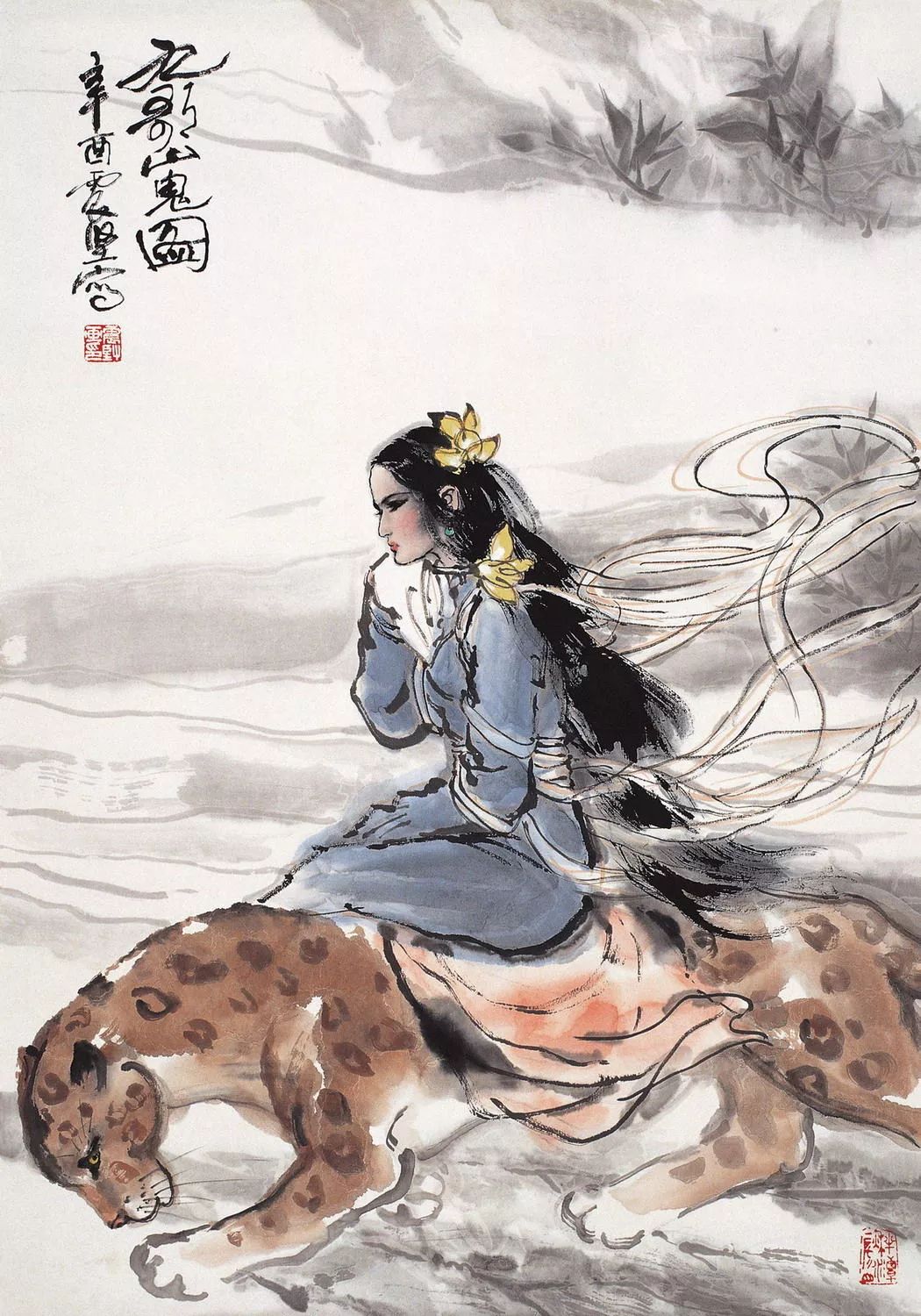 画家笔下的中国神话第一美女人体