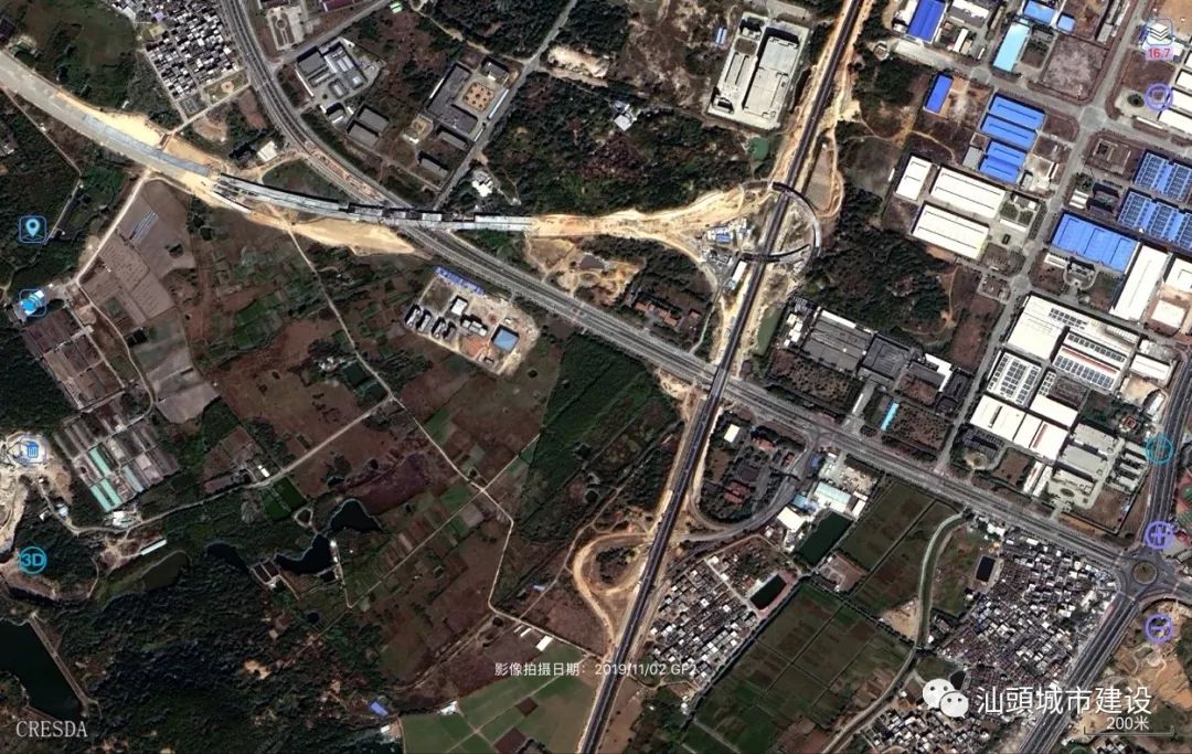 河浦(滨海)互通▲和平互通六,潮汕环线高速▲潮南段▲潮阳段与国道