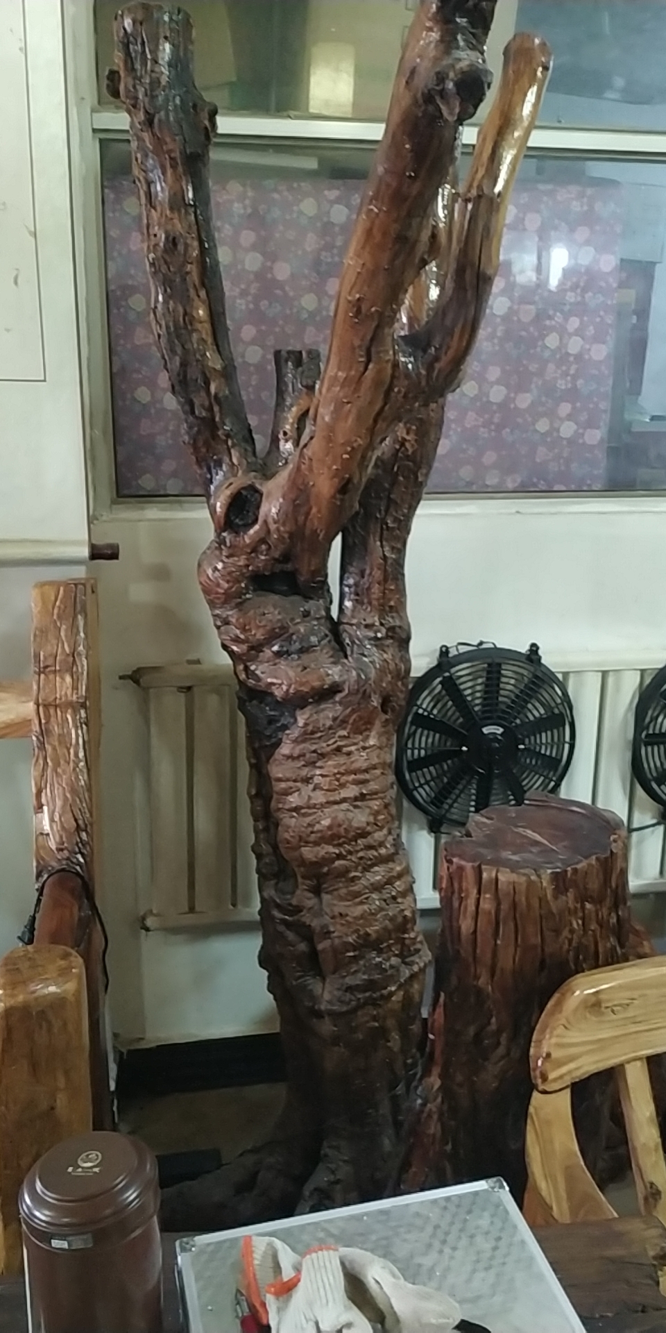 几个老枣木大摆件