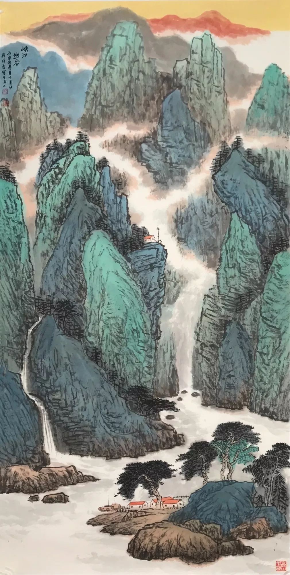 「艺术中国」——钱桂芳和他的山水画_天津