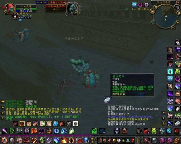 15分钟冷却,拾取绑定,来源于稀有精英"纳兹加克王子"掉落,坐标在阿拉