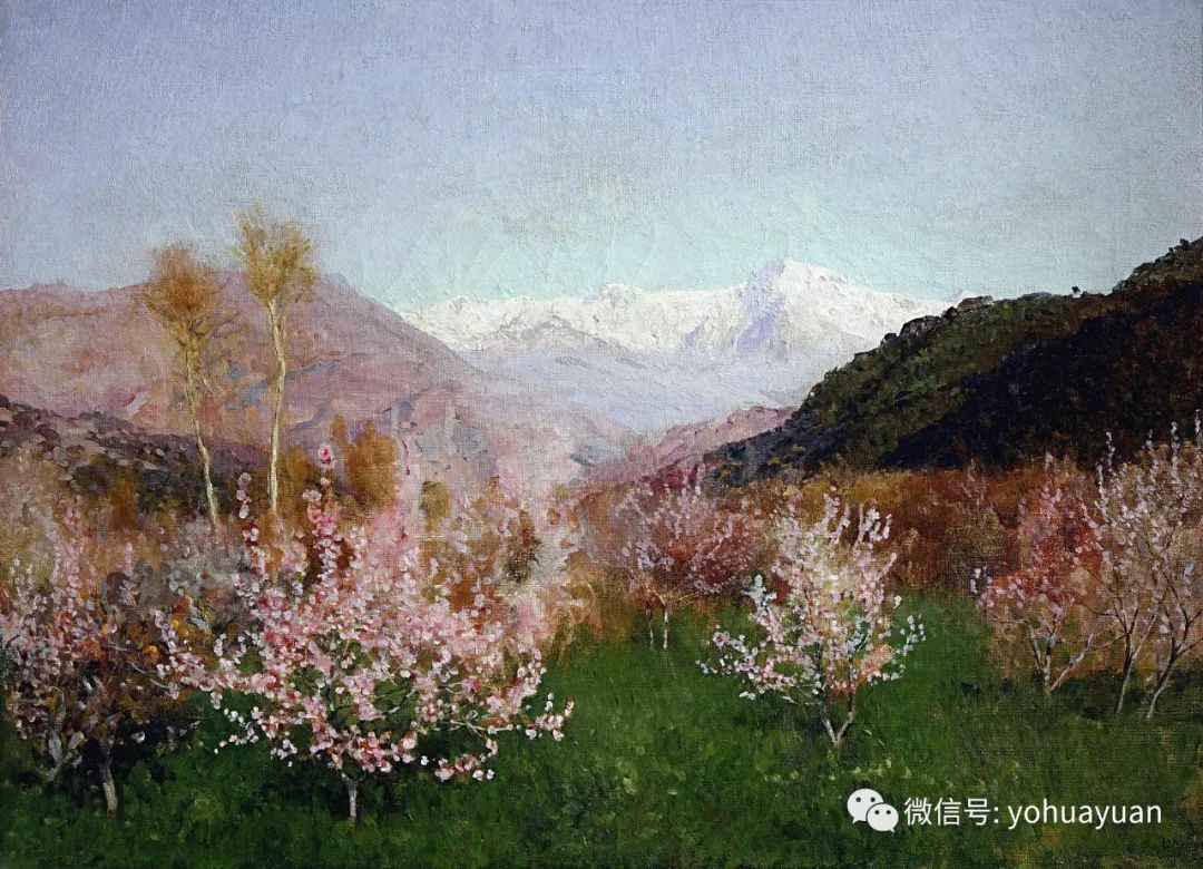 油画大师作品临摹课列维坦作品再现