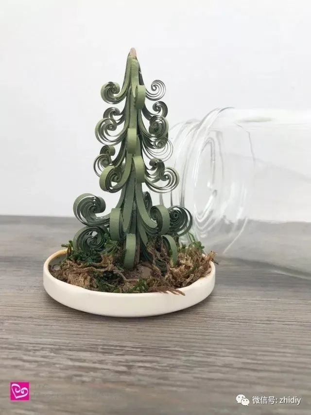 一定很受欢迎,教孩子这样 diy 衍纸圣诞树!(附教程)_树干