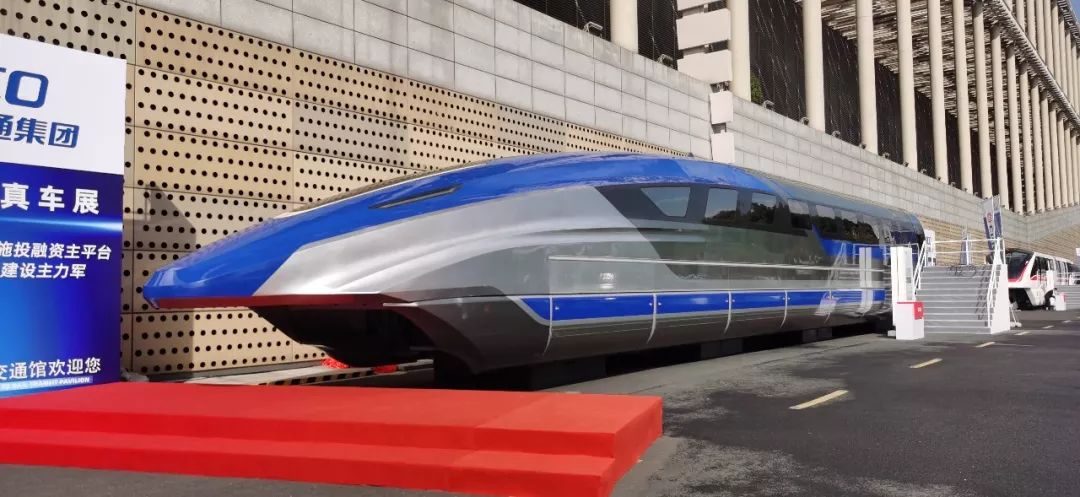 惊艳实车时速600磁浮下一代地铁单轨未来列车四兄弟聚首亮相图集