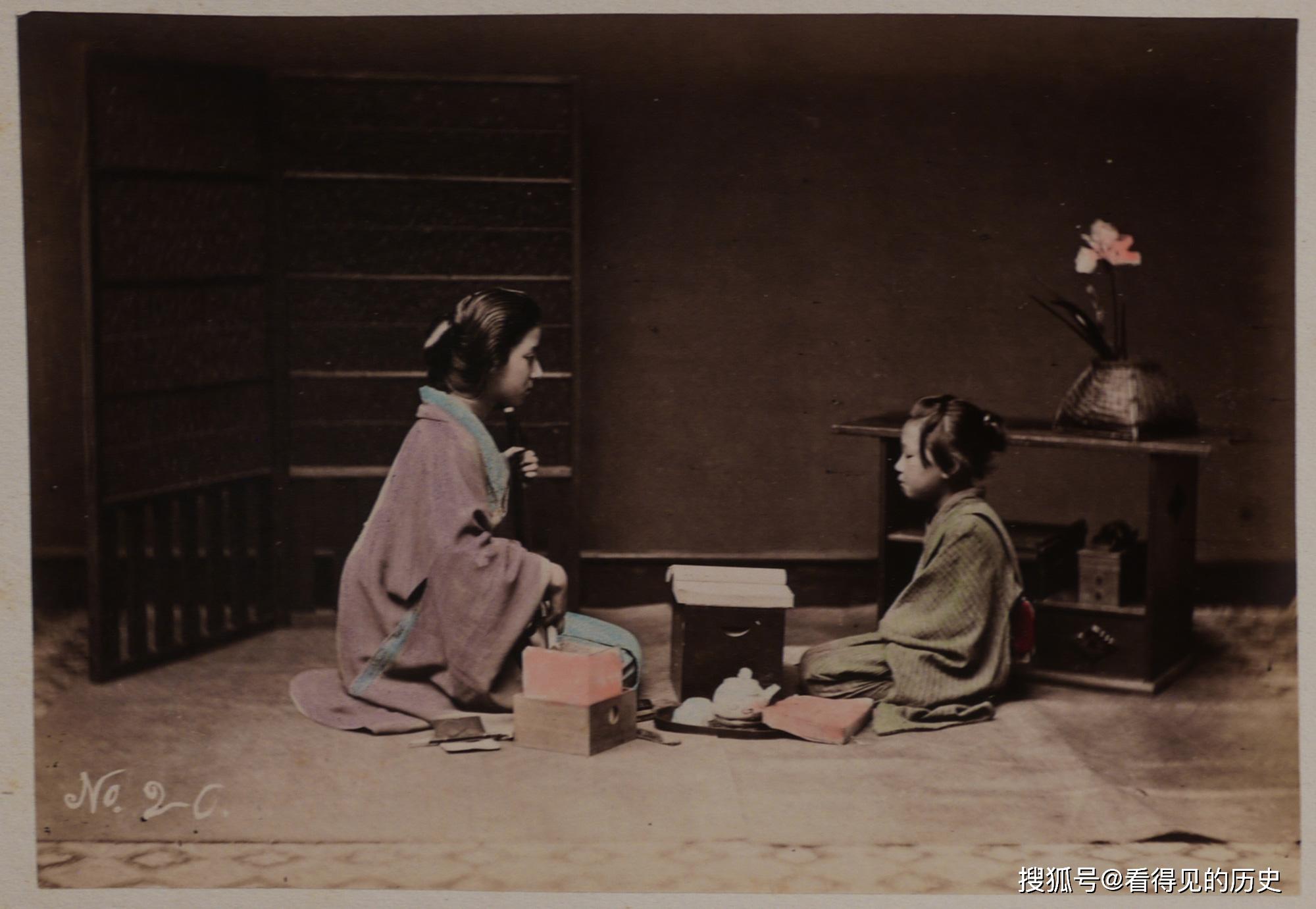 原创1900年的的老照片 带你去看看百年前的日本艺伎