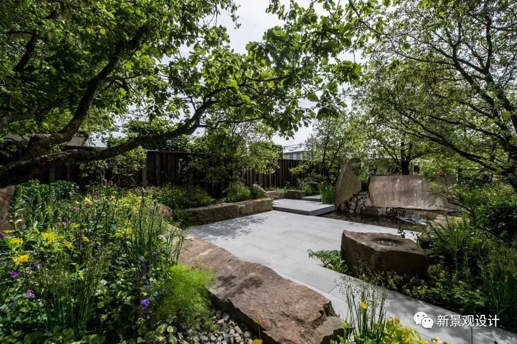 下沉庭院,是一个以青松为中心的回字形院落