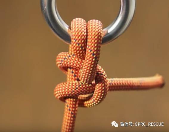 【一日一结】旋圆双半结(round turn and tow half hitches)