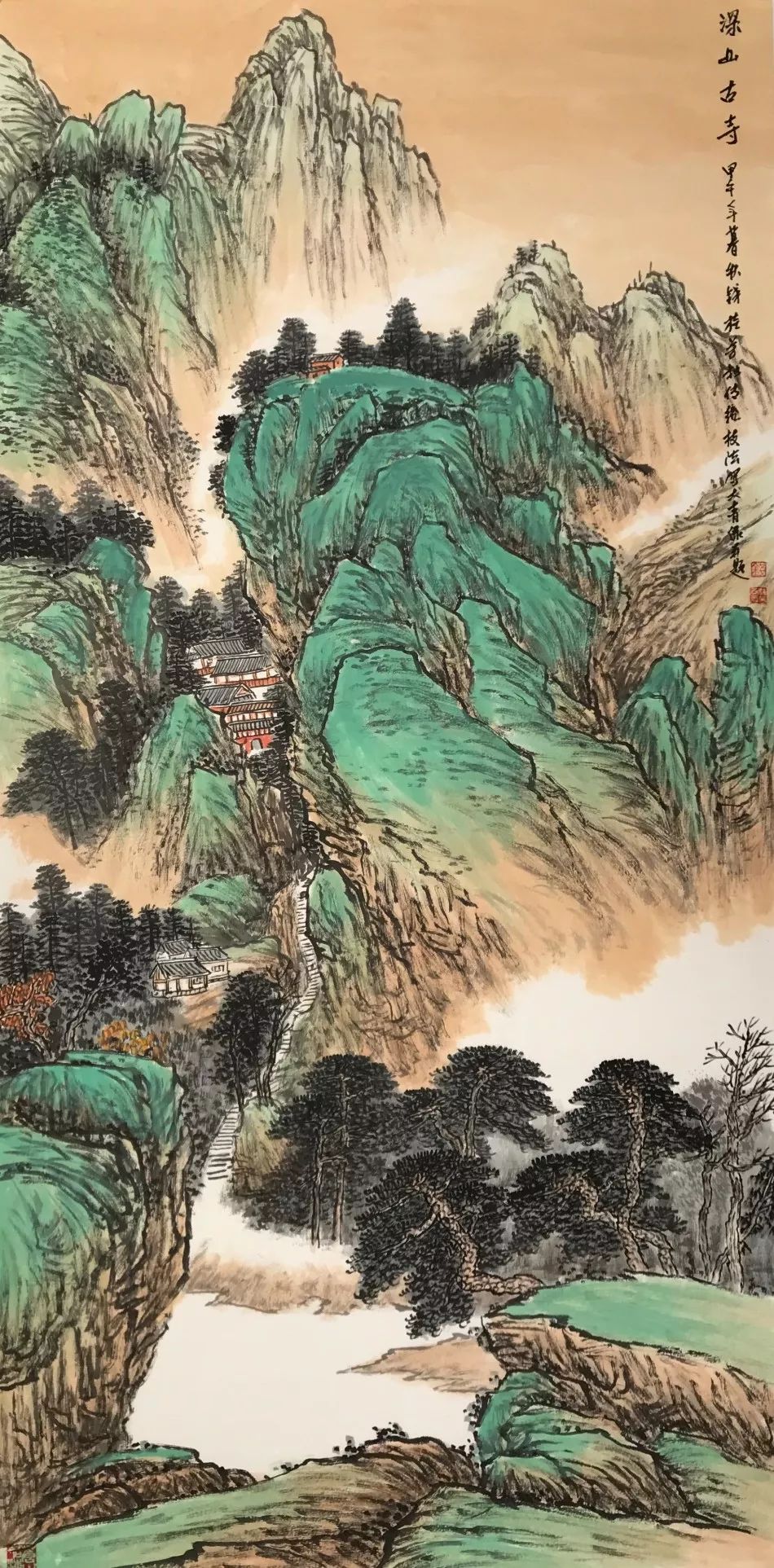 「艺术中国」——钱桂芳和他的山水画_天津