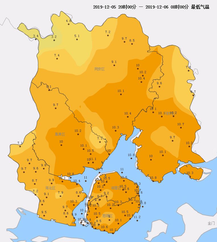 今夜到明晨,廈門最低溫或暴跌至0℃!冷空氣還在持續加碼!