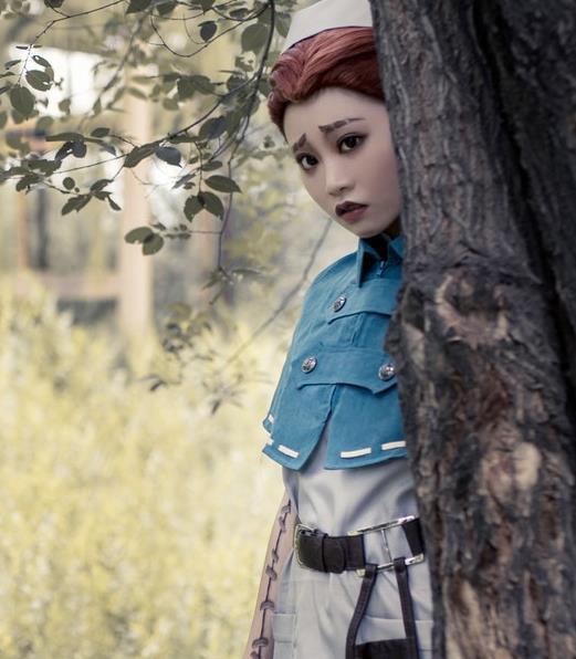 《第五人格》医生cosplay,清甜精致肤白胜雪