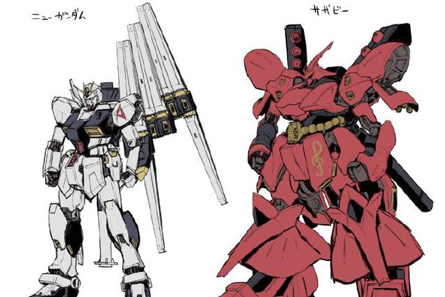 逆袭的夏亚全机体插画欣赏