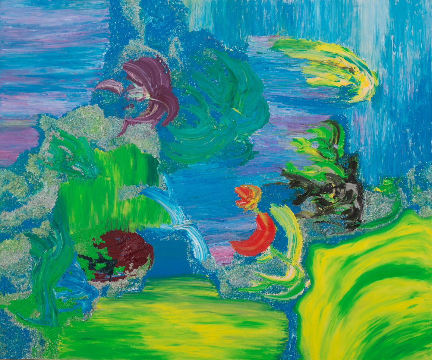 谷丫神迹抽象画不存在这个世界