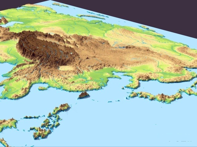 原創地圖看世界超高清3d地圖看中國地緣格局