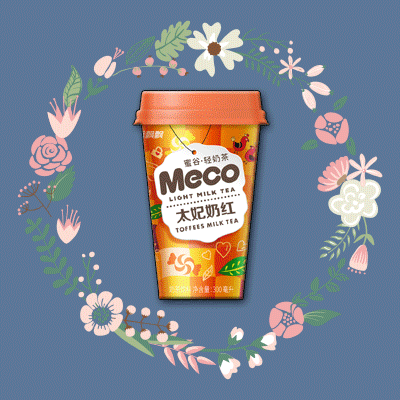 别样冬日新朋友meco蜜谷轻奶茶促销价5.50元/杯原价6.
