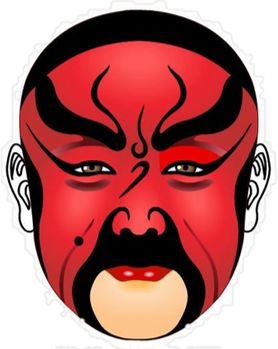 "蓝脸的窦尔敦盗御马,红脸的关公战长沙"我们都听过,但是你会画京剧