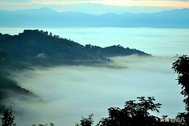 雲南風光景邁山雲海不能錯過的視覺盛宴