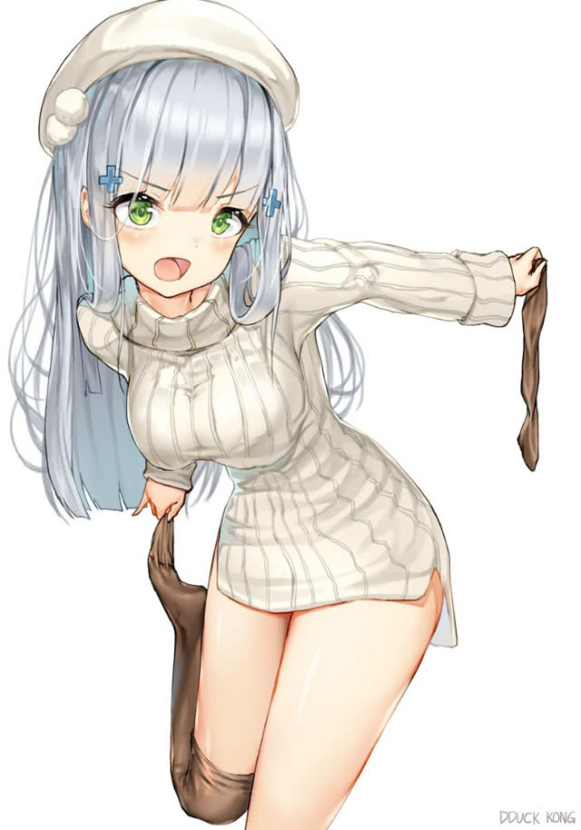 p站美图推荐——毛衣特辑_动漫