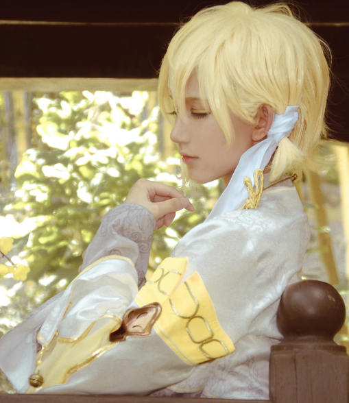 《梦间集》金铃索cos,清爽帅气朝气蓬勃_辅助