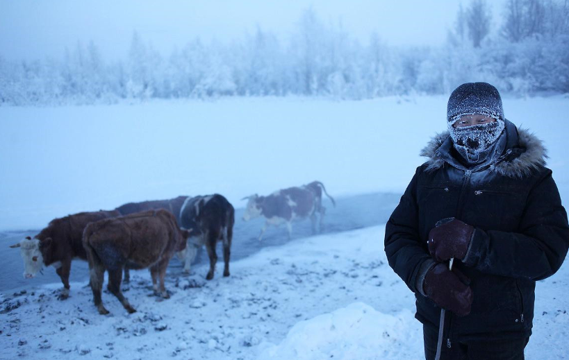 世界上最寒冷的村落冬季比北极还寒冷但仍有村民在此居住