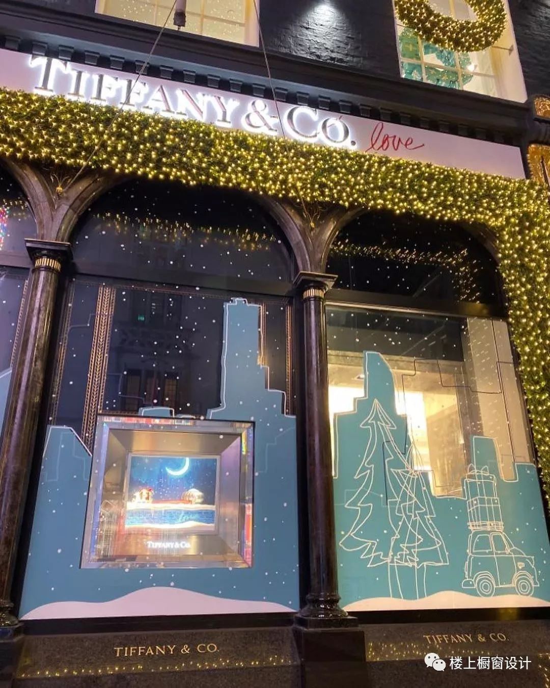 tiffany&co圣诞橱窗2019