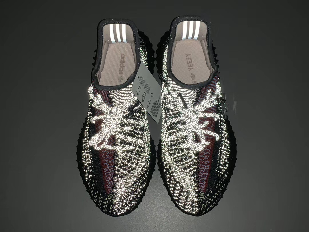 adidasyeezyboost350v2yechrf羽毛黑满天星
