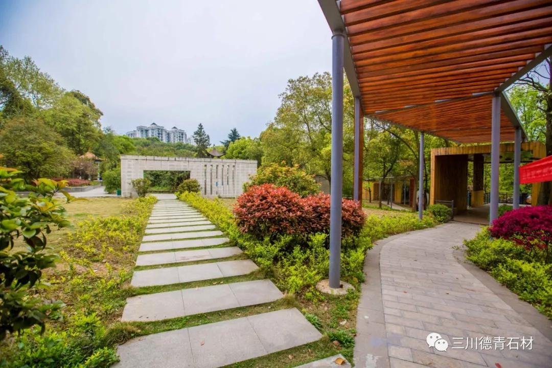 石材创意汀步的运用