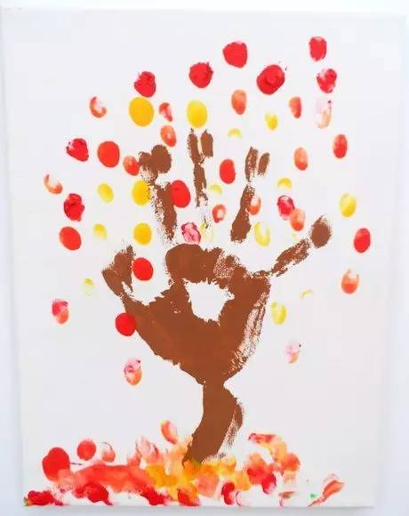 创意无限的手掌画来袭!_颜料