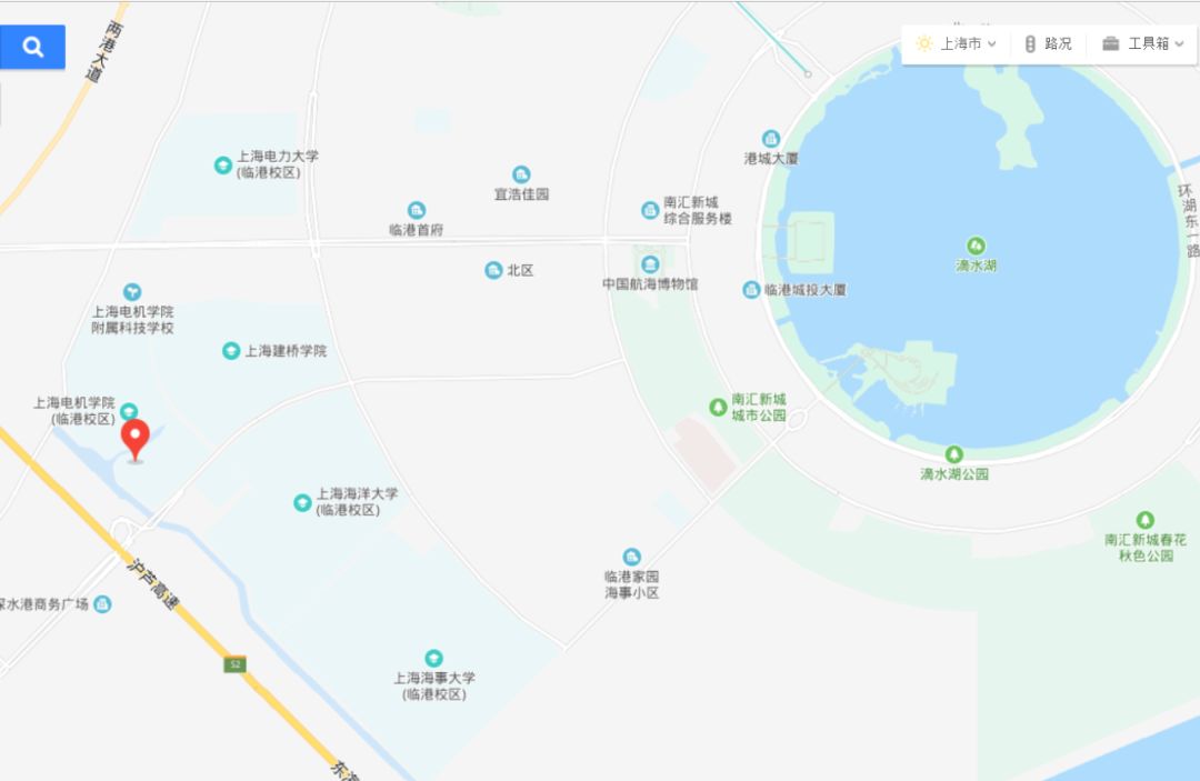 上海电机学院地图图片